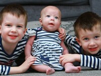 Povestea tripletilor nascuti la 5 ani diferenta, insa conceputi in acelasi timp
