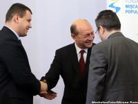 Presedintele PMP, Eugen Tomac, si-a botezat fiica. Traian Basescu si Elena Basescu, prezenti la petrecere. FOTO
