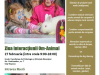 Ziua Interactiunii Om-Animal, sarbatorita la UBB. Cainii de terapie vor face spectacol