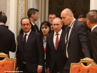 Vladimir Putin, Francois Hollande