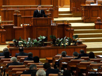 Victor Ponta in fata Parlamentului