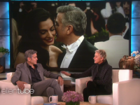 George Clooney a dezvaluit in emisiunea lui Ellen DeGeneres cum a cerut-o in casatorie pe sotia sa. 