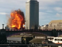 Explozie uriasa in centrul Londrei. Imaginile au devenit virale pe retelele de socializare. VIDEO
