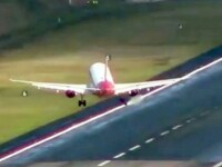 Filmarile care arata de ce aerportul din Madeira e considerat cel mai periculos din lume. Avioanele parca danseaza in aer