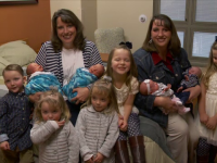 Cinci perechi de gemeni nascuti intr-o familie din SUA. 
