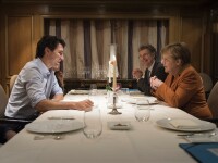 Justin Trudeau si Angela Merkel - Getty
