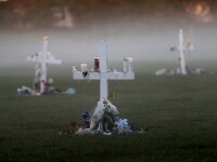 cruci in memoria victimelor atacului din parkland