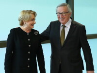 Juncker, alături de Dăncilă la Bruxelles: ”Este al 5-lea premier pe care îl întâmpin”