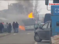 autobuz incendiu Bacău