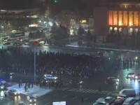 Proteste în Piața Victoriei