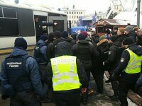 sectei de politie luata cu aslat in Kiev