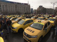 protest taximetriști