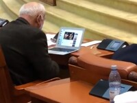 La ce se uita Varujan Vosganian în ședința de dezbatere a Bugetului. VIDEO