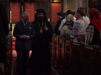 printul Charles la slujba ortodoxa