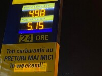 Benzina a ajuns la cel mai mic preţ din ultimii 2 ani, în România