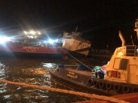 Nava cu oi moarte, adusă la mal după 3 luni. Operaţiunea, unică în regiunea Mării Negre