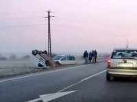 Accident cu 4 masini în Bihor