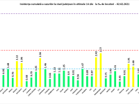 rata de infectare 2 februarie