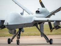 Cea mai performantă dronă din lume, prezentată la baza militară din Câmpia Turzii