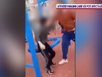VIDEO. Scene de violență extremă într-un parc din Hunedoara. Un bărbat a agresat doi copii pentru că s-au certat
