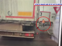 Un biciclist a fost lovit de un TIR, la intrarea în Târgoviște
