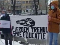 Proteste în mai multe orașe din țară, împotriva eliminării gratuității la tren pentru studenți
