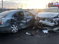 Accident grav la ieșirea de pe Autostrada A1, după ce un șofer a intrat cu viteză într-o curbă periculoasă