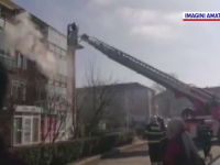 Alertă în Hunedoara, după un incendiu la etajul 2 al unui bloc. Cum au fost salvați locatarii