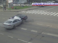 Impact nimicitor într-o intersecție din Brăila, după ce un șofer băut a trecut pe roșu. Incredibil ce au pățit pasagerii