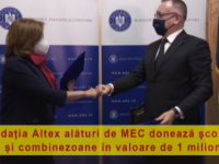 (P) Fundația Altex doneaza echipament de protecție performant pentru elevi și profesori