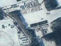 Noi imagini din satelit arată desfășurarea trupelor la granița dintre Belarus și Ucraina înaintea exercițiilor rusești