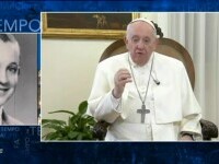 Papa Francisc a devenit primul suveran pontif care apare într-un talk show televizat