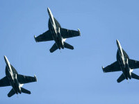 O escadrilă de avioane de vânătoare F-16 ale SUA se mută din Germania în România