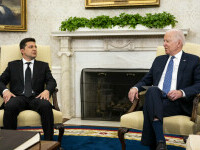 Președintele Ucrainei i-a solicitat lui Joe Biden mai mult sprijin militar şi financiar