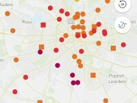 Indicatorii de poluare au fost dați peste cap în București. Zonele unde s-au înregistrat noxe