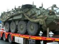Un nou convoi militar NATO a intrat în România. Vehiculele se îndreaptă spre baza Mihail Kogălniceanu