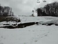 Autoritățile din Bistrița au un nou plan pentru pârtia Cocoș, unde zăpada abia se depune - o instalație de sanie pe șine