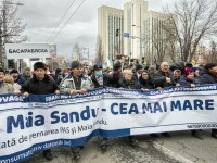 Manifestanții pro-ruși de la Chișinău au cerut guvernului să achite integral facturile la energie pe perioada iernii