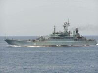 Ucraina susţine că a distrus „Ţezar Kunikov”, o mare navă rusă de debarcare - VIDEO