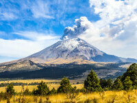 vulcanul Popocatepetl