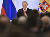 Vladimir Putin ţine discursul anual în faţa parlamentului. Liderul rus anunţă direcţiile pentru următorii şase ani