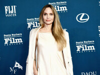 Angelina Jolie, apariție plină de eleganță la Festivalul Internațional de Film de la Santa Barbara. GALERIE FOTO
