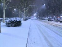 Stratul de zăpadă ar putea ajunge la 40 cm în Bucureşti, în următoarele zile. Temperaturi negative și ghețuș