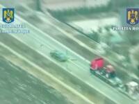 Manevrele unui șofer din Mureș, surprinse de un elicopter al MAI. A fost lăsat imediat fără permis. VIDEO