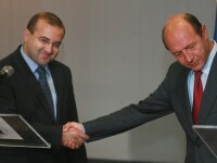 Traian Basescu si Claudiu Saftoiu