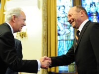Traian Basescu si John Fleming