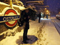 Iarna in Europa: Marea Britanie a inghetat complet, -41 grade in Norvegia