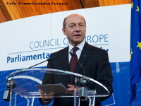 Traian Basescu la Strasbourg