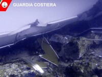 Paza de coasta italiana publica imagini in premiera cu vasul Costa Concordia sub apa. GALERIE FOTO