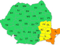 CODUL PORTOCALIU PRELUNGIT. Avertizare de furtuna de gradul 9 din 10, pe litoral